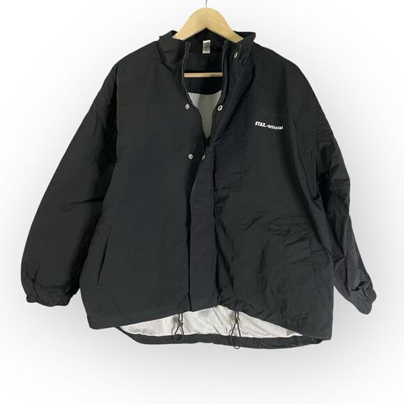 Stax Official Black Men's Jacket Windbreaker - Picture 2 of 9